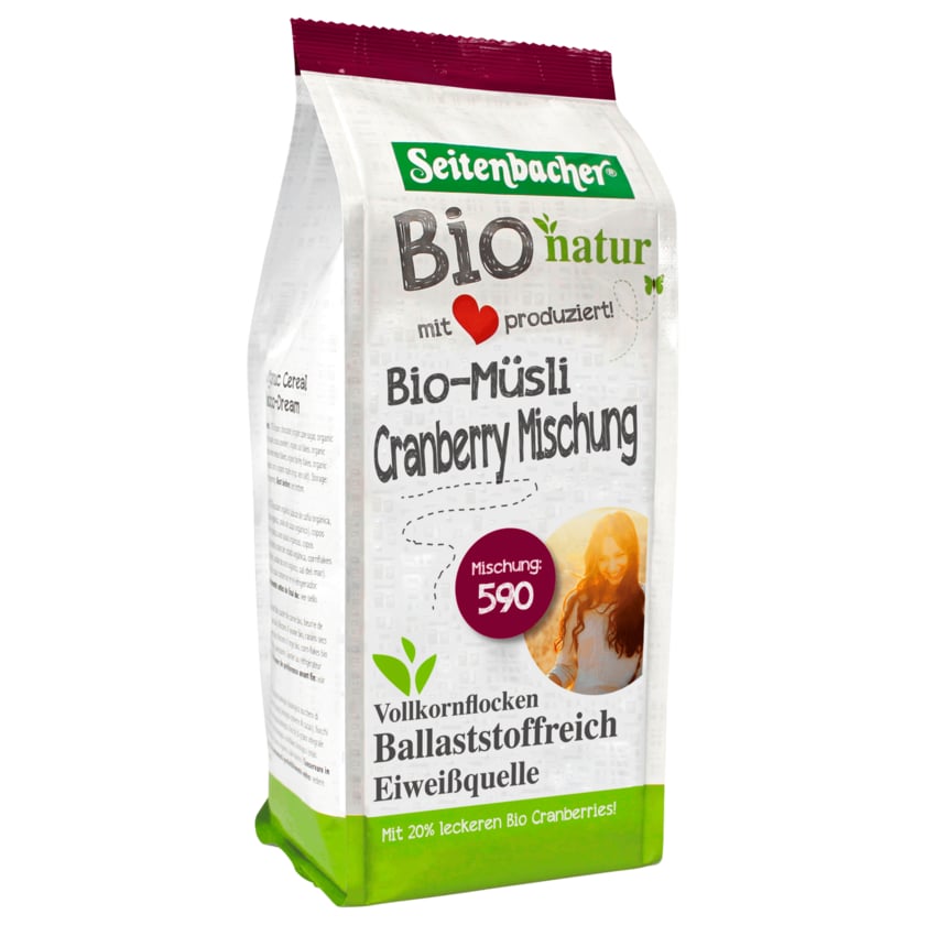 Seitenbacher Bio-Müsli Cranberry-Mischung 500g